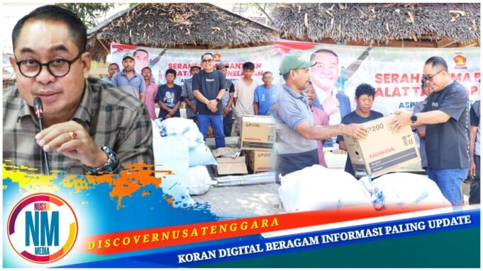 Salurkan Bantuan Untuk Nelayan di Lombok Utara : “Terimakasih Sudirsah Sujanto”