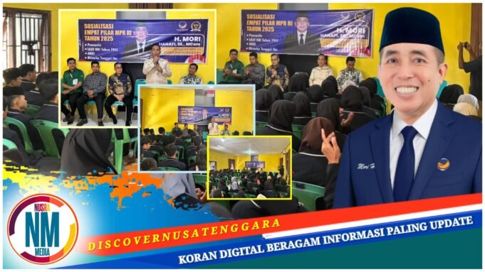 Mori Hanafi Gelar Sosialisasi 4 Pilar Kebangsaan di PMI Dea Malela Sumbawa