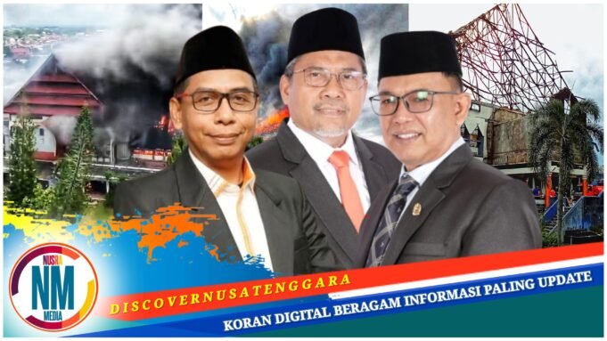 Kantor Ludes Dilalap “Si Jago Merah”, Anggota DPRD NTB Tegaskan Siap Ngantor Dimana Saja