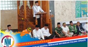 Hadiri Maulid Nabi di Masjid Agung, Kasdim 1607/Sumbawa Tekankan Nilai Persatuan