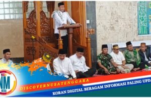 Hadiri Maulid Nabi di Masjid Agung, Kasdim 1607/Sumbawa Tekankan Nilai Persatuan
