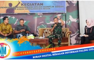 Kodim 1607/Sumbawa Gelar Pembinaan Komunikasi Cegah Konflik Sosial