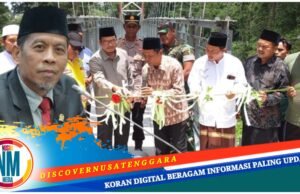 Resmikan Jembatan Gantung di Desa Lantan, Anggota DPR Abdul Hadi : “Bentuk Perhatian Prabowo”