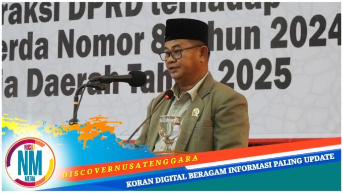 Fraksi Golkar DPRD Sumbawa Minta Pemerintah Pastikan Program Pelayanan Dasar dan Infrastruktur Tetap Jadi Prioritas