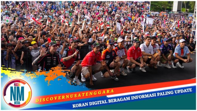 12 Pembalap Meriahkan Parade MotoGP 2025