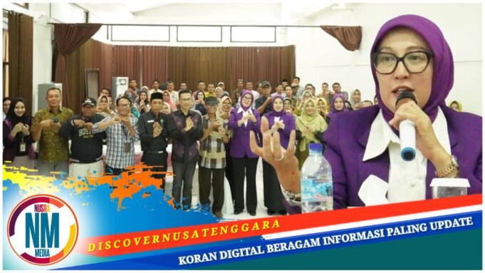 Ketua Tim Pembina Posyandu NTB Sinta Agathia Hadiri Bimtek di Sumbawa