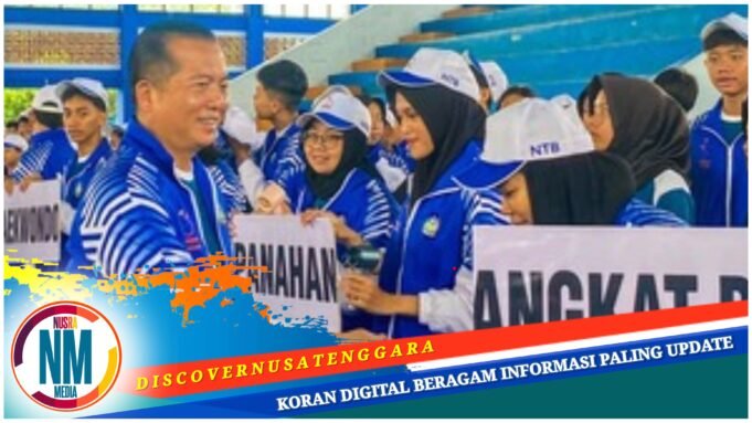 Berlaga di Popnas XVII dan Peparpenas XI, Sebanyak 102 Atlet NTB Resmi Dilepas