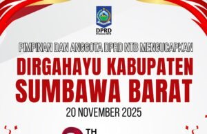 Keluarga Besar DPRD NTB : Dirgahayu Kabupaten Sumbawa Barat ke-22