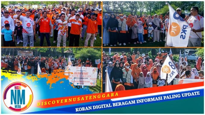 DPD PKS Sumbawa Barat Gelar Jalan Sehat Semarakkan Hari Lahir KSB 2025