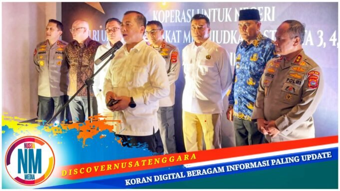 Gubernur NTB Hadiri Penyerahan SHU Koperasi Tambang Salonong Bukit Lestari di Sumbawa