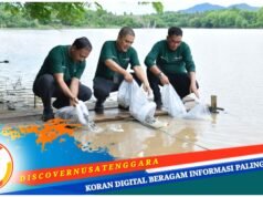 Wujudkan Filosofi “Berkah Bermakna”, Bank NTB Syariah Gelar Aksi Pelestarian Lingkungan di Bendungan Penyaring Sumbawa