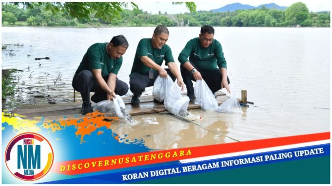 Wujudkan Filosofi “Berkah Bermakna”, Bank NTB Syariah Gelar Aksi Pelestarian Lingkungan di Bendungan Penyaring Sumbawa