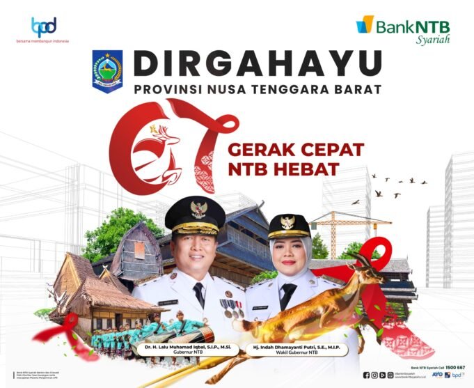 Bank NTB Syariah : Dirgahayu NTB ke-67