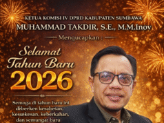 Ketua Komisi IV DPRD Sumbawa : Selamat Tahun Baru 2026