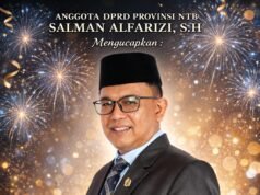 Anggota DPRD NTB Salman Alfarizi : Selamat Tahun Baru 2026
