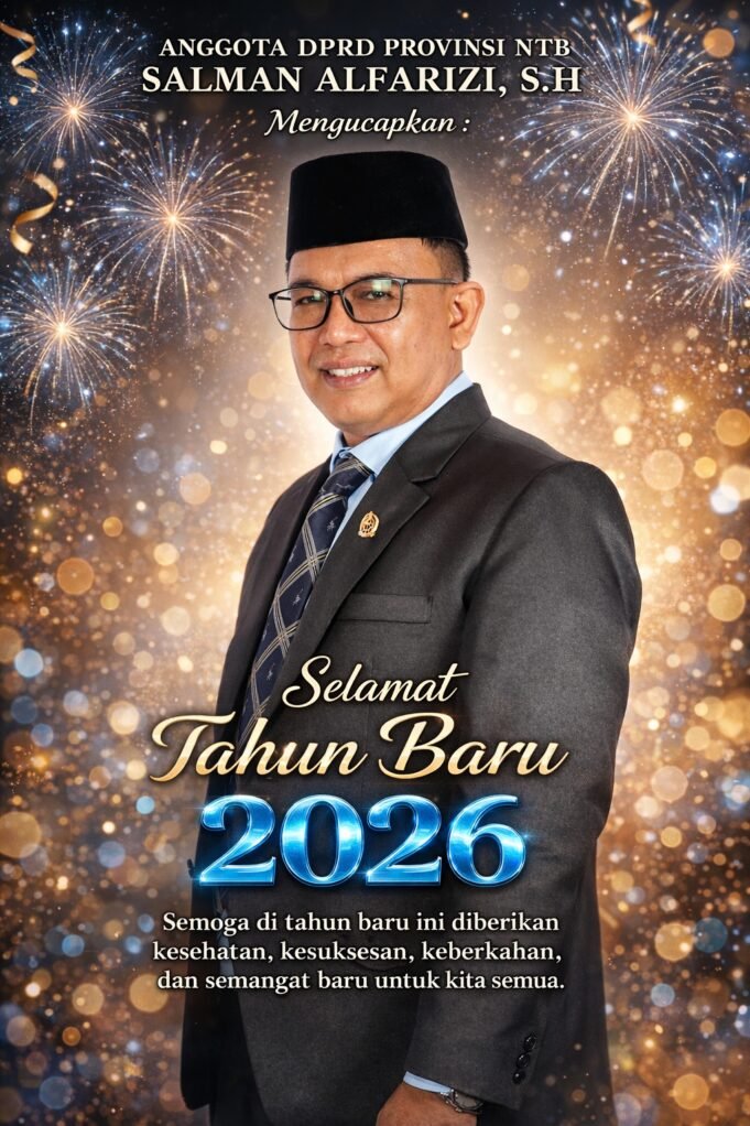 Anggota DPRD NTB Salman Alfarizi : Selamat Tahun Baru 2026