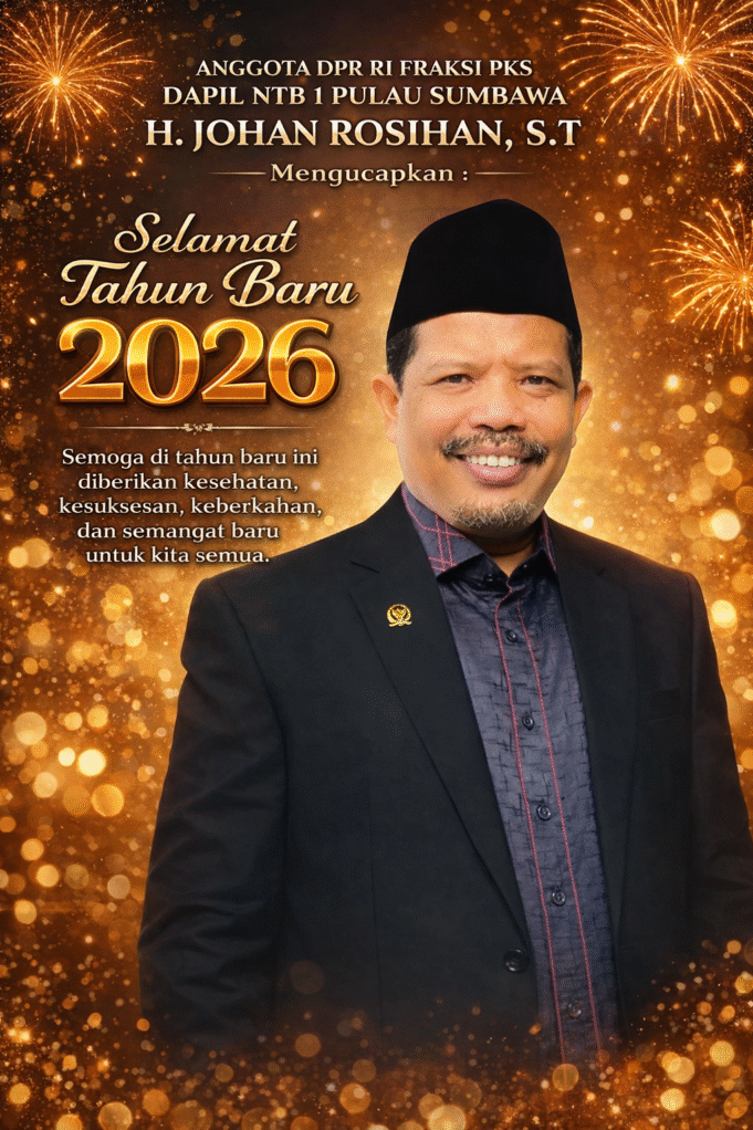 Anggota DPR RI Johan Rosihan : Selamat Tahun Baru 2026
