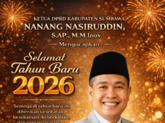 Ketua DPRD Sumbawa : Selamat Tahun Baru 2026