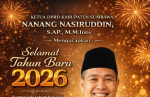Ketua DPRD Sumbawa : Selamat Tahun Baru 2026