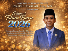 Sekretaris Fraksi Demokrat DPRD NTB : Selamat Tahun Baru 2026