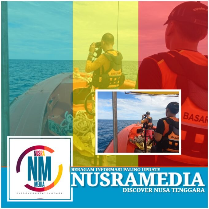 Tim SAR Mataram Sisir Laut Poto Tano Cari Penumpang Ferry yang Melompat ke Laut