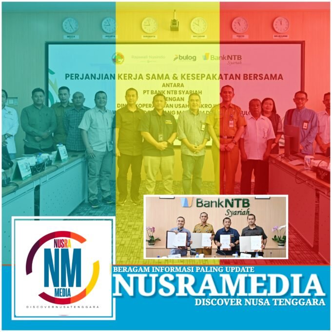 Dukung Koperasi Merah Putih : Tiga Kemitraan Strategis, Bank NTB Syariah Perkuat Sinergi dengan Berbagai Pihak
