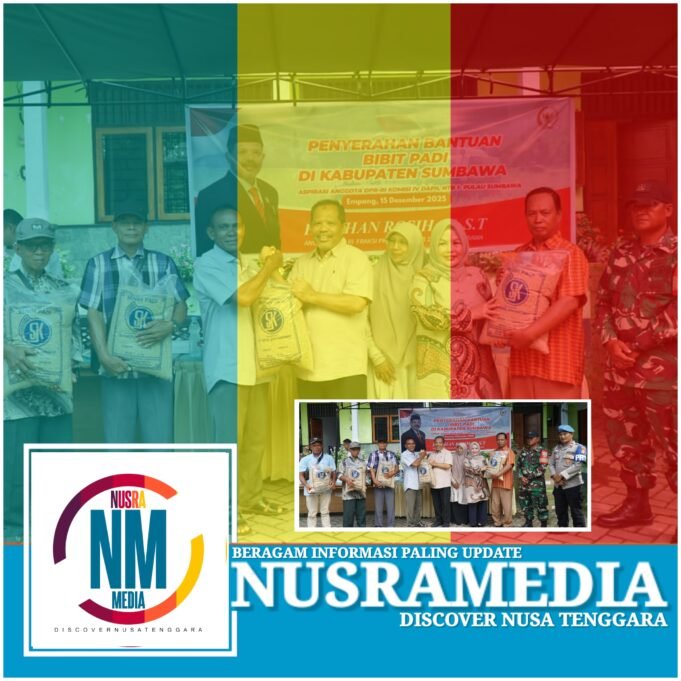 Bantu Petani Pulau Sumbawa, Johan Rosihan Salurkan Ratusan Ton Bibit Padi dan Jagung
