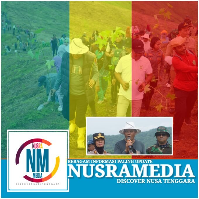 Komitmen Jaga Kelestarian Alam, Bupati Sumbawa Pimpin Penanaman Pohon Serentak di Lahan Kritis