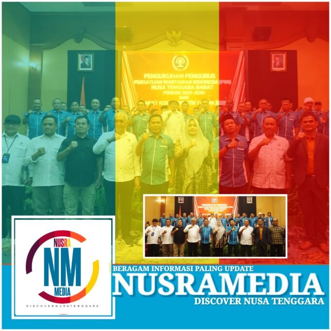 Pengurus PWI NTB 2025–2030 Resmi Dilantik, Teguhkan Peran Pers di Tengah Disrupsi Digital