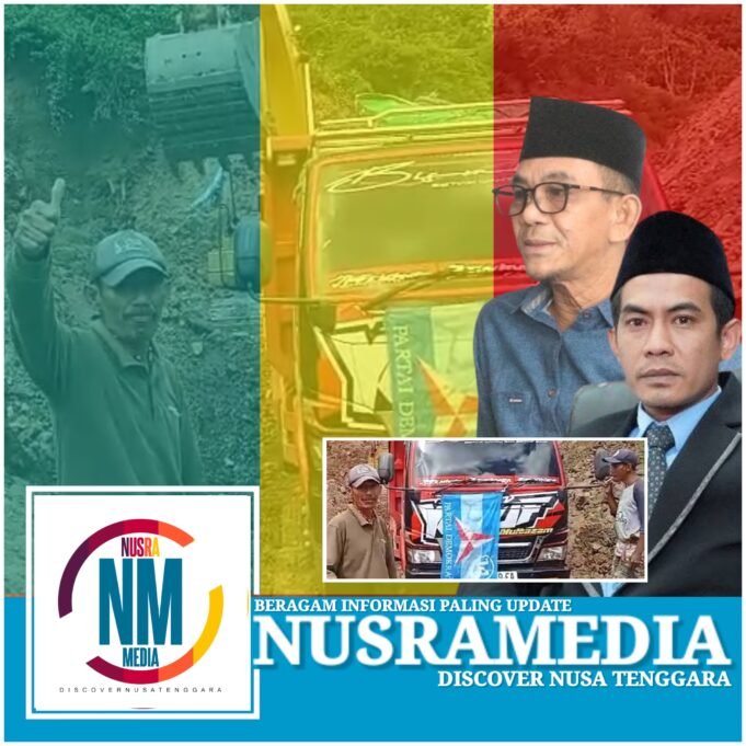 Demokrat Mantap! Bantu Perbaikan Jalan Desa Ropang : “Terimakasih Bapak Syamsul Fikri dan Juliansyah”