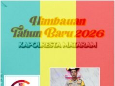 Kapolresta Mataram Imbau Warga Sambut Tahun Baru dengan Aman, Damai, dan Penuh Kepedulian
