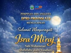 DPRD PROVINSI NTB : SELAMAT MEMPERINGATI ISRA MI’RAJ 2026