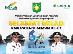 BANK NTB SYARIAH : SELAMAT MILAD KABUPATEN SUMBAWA KE-67