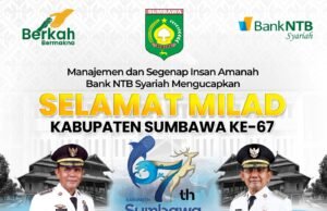 BANK NTB SYARIAH : SELAMAT MILAD KABUPATEN SUMBAWA KE-67