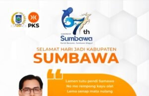 KETUA KOMISI III DPRD NTB : SELAMAT HARI JADI KABUPATEN SUMBAWA KE-67