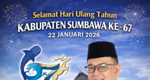 ANGGOTA DPRD NTB SALMAN ALFARIZI : SELAMAT HUT SUMBAWA KE-67