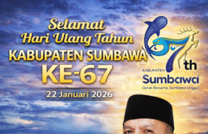 WAKIL KETUA I DPRD SUMBAWA : SELAMAT HUT SUMBAWA KE-67