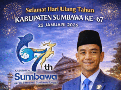 SEKRETARIS FRAKSI DEMOKRAT DPRD NTB : SELAMAT HUT KABUPATEN SUMBAWA KE-67
