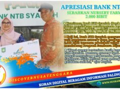 Dukung Program Sumbawa Hijau Lestari, Bupati Jarot : Terimakasih Bank NTB Syariah