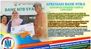 Dukung Program Sumbawa Hijau Lestari, Bupati Jarot : Terimakasih Bank NTB Syariah