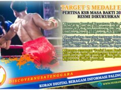 Resmi Dikukuhkan, Pertina KSB Bidik 5 Emas, Inilah Skuad “The Fighters” Pariri Lema Bariri