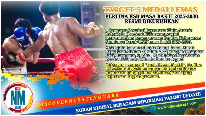 Resmi Dikukuhkan, Pertina KSB Bidik 5 Emas, Inilah Skuad “The Fighters” Pariri Lema Bariri
