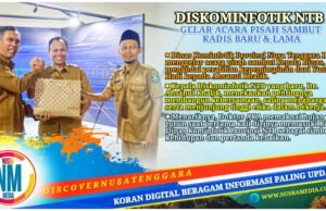 Hujan Sambut Kepemimpinan Baru Diskominfotik NTB, Doktor AKA Ajak Perkuat Kebersamaan
