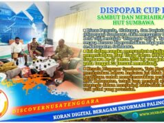 HUT Sumbawa ke–67, Dispopar Gelar Lomba Voli Pelajar Putri