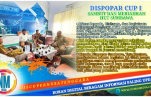 HUT Sumbawa ke–67, Dispopar Gelar Lomba Voli Pelajar Putri