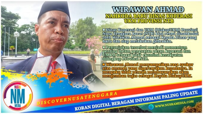 Awal Pengabdian Wirawan Ahmad di Diskop UKM NTB, Tiga Agenda Besar Siap Digeber