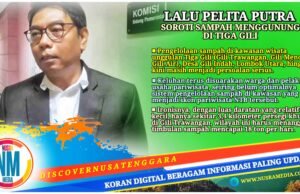 Surga Wisata NTB Terancam Kehilangan Pesonanya, Komisi II DPRD Desak Pemprov Pengadaan Mesin Mixer