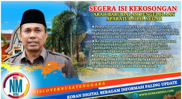 Pemprov NTB Akhiri Era Beauty Contest, Karier ASN Kini Berbasis Manajemen Talenta