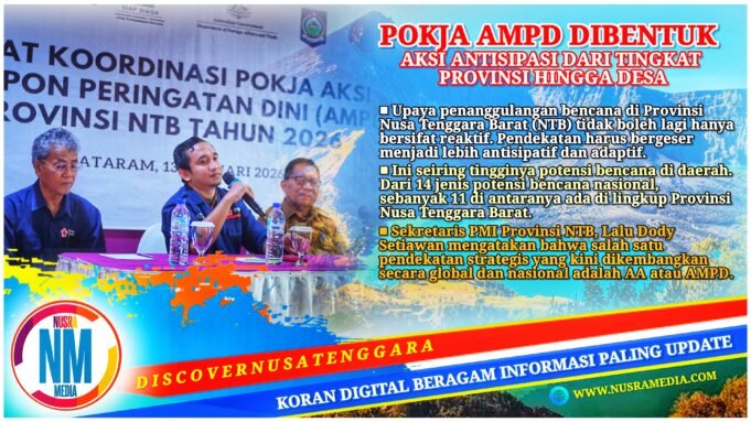 NTB Perkuat Aksi Antisipasi Bencana, PMI Dorong Respon Berbasis Peringatan Dini