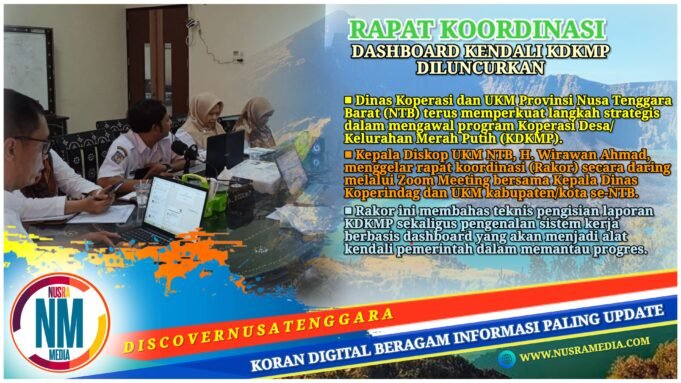 Diskop UKM NTB Perkuat Monitoring Koperasi Merah Putih
